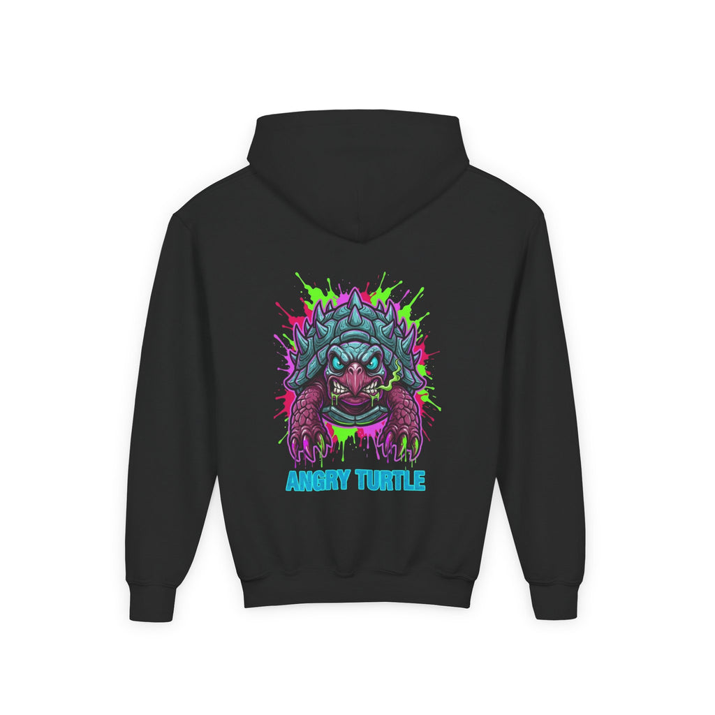 Angry Turtle youth hoodie | Graphic Turtle Illustration sweatshirt