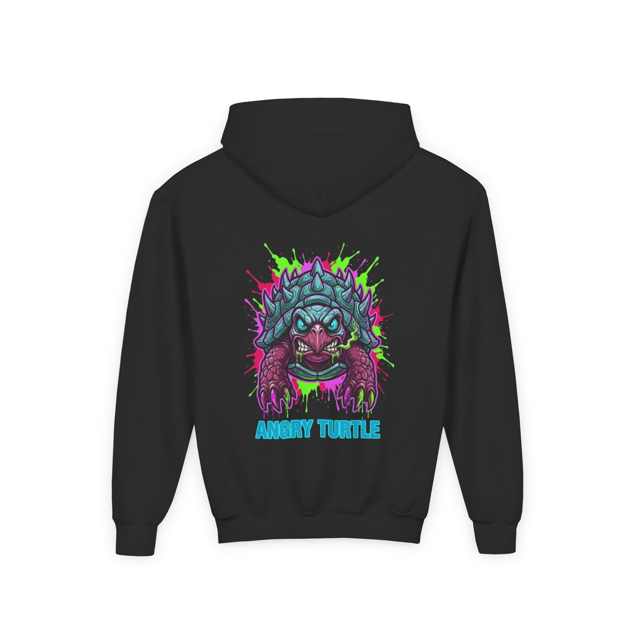 Angry Turtle youth hoodie | Graphic Turtle Illustration sweatshirt