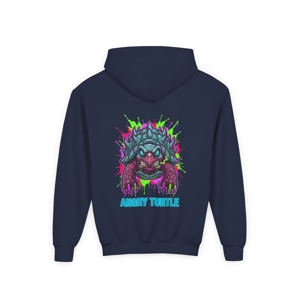 Angry Turtle youth hoodie | Graphic Turtle Illustration sweatshirt