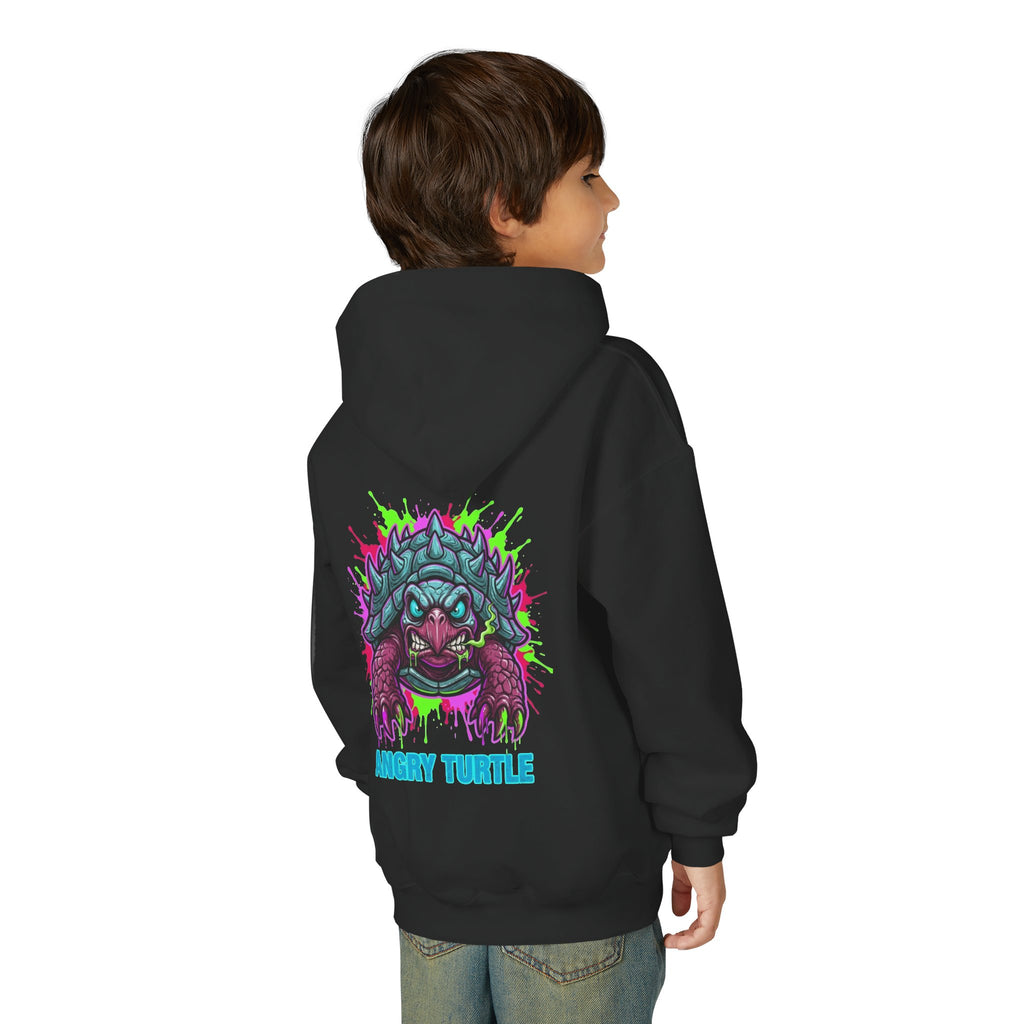 Angry Turtle youth hoodie | Graphic Turtle Illustration sweatshirt