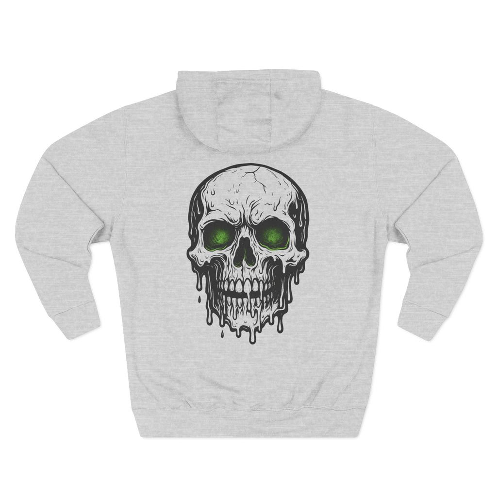 Skull Graphic Unisex Fleece Hoodie | Bold Streetwear Hoodie | Comfortable Soft Pullover | Edgy Casual Sweatshirt