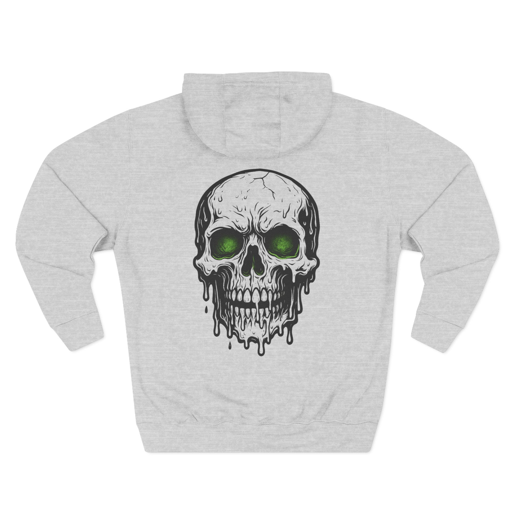 Skull Graphic Unisex Fleece Hoodie | Bold Streetwear Hoodie | Comfortable Soft Pullover | Edgy Casual Sweatshirt