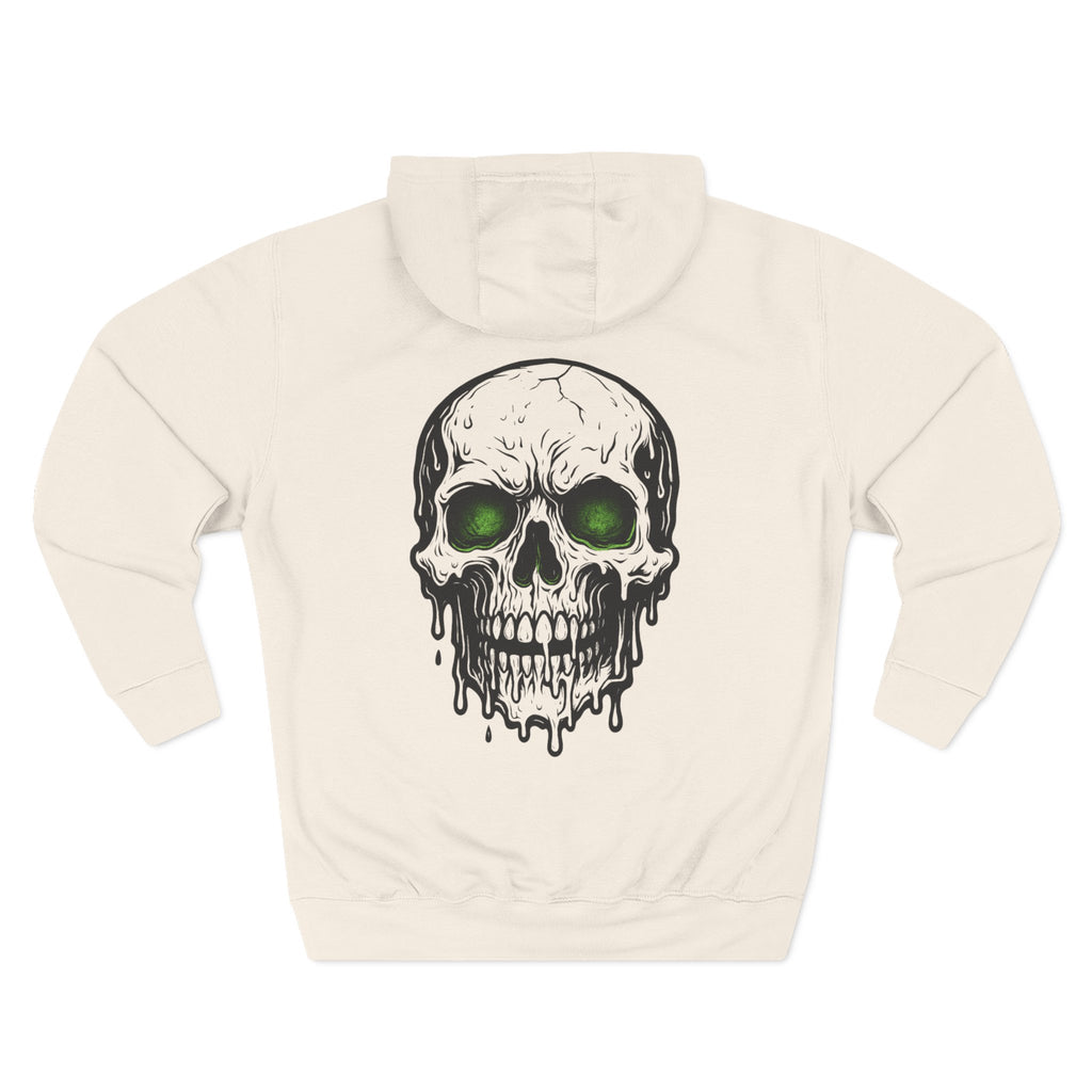 Skull Graphic Unisex Fleece Hoodie | Bold Streetwear Hoodie | Comfortable Soft Pullover | Edgy Casual Sweatshirt