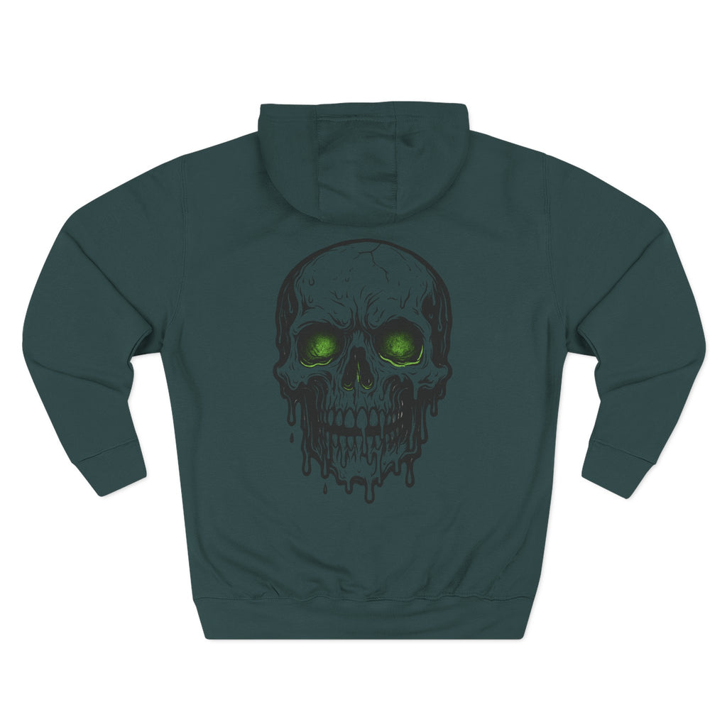 Skull Graphic Unisex Fleece Hoodie | Bold Streetwear Hoodie | Comfortable Soft Pullover | Edgy Casual Sweatshirt