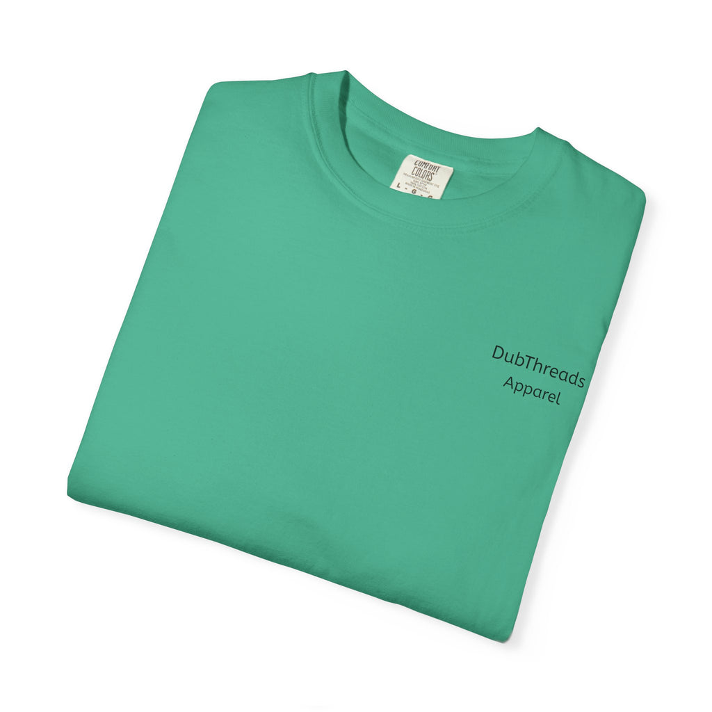 DubThreads Apparel small chest logo T-shirt | Green tee St Patrick's Day