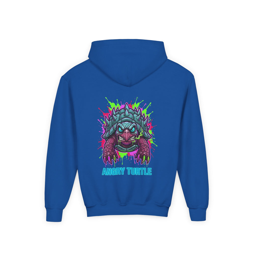 Angry Turtle youth hoodie | Graphic Turtle Illustration sweatshirt