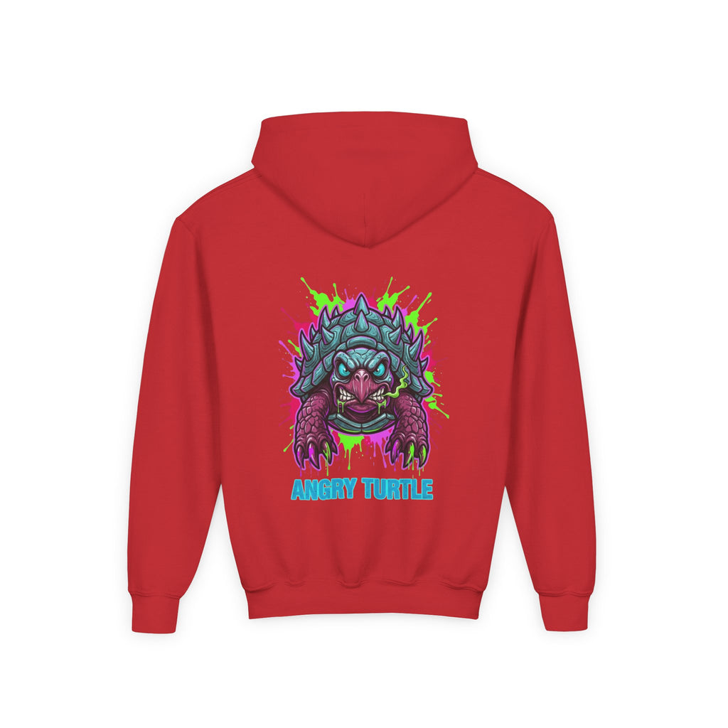 Angry Turtle youth hoodie | Graphic Turtle Illustration sweatshirt
