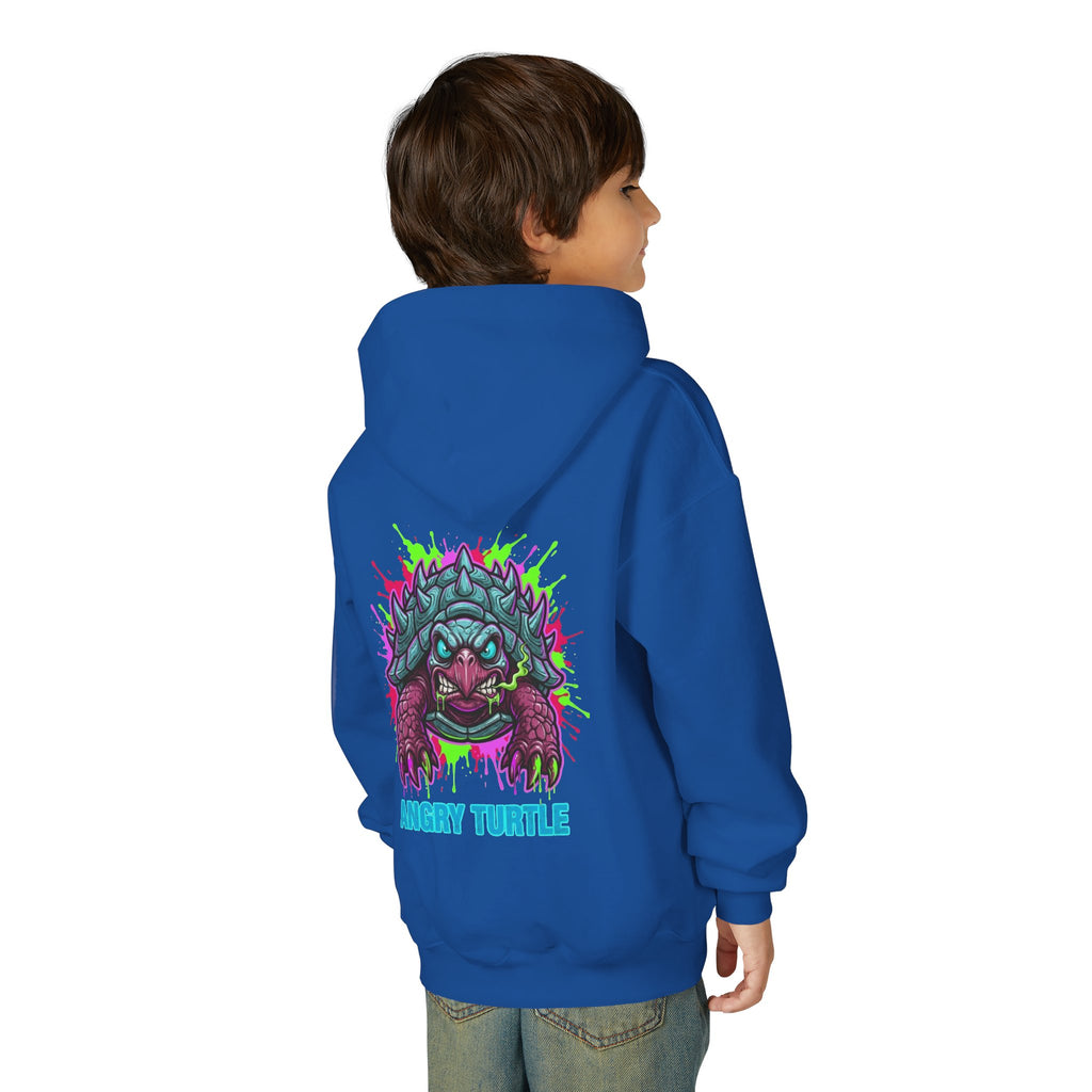 Angry Turtle youth hoodie | Graphic Turtle Illustration sweatshirt