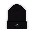 Fishing Beanie Reel Life Hook & Fish Skeleton Embroidery  Rustic Outdoor Fisherman Hat Winter Knit Cap  Gift for Anglers Reel Freedom Beanie