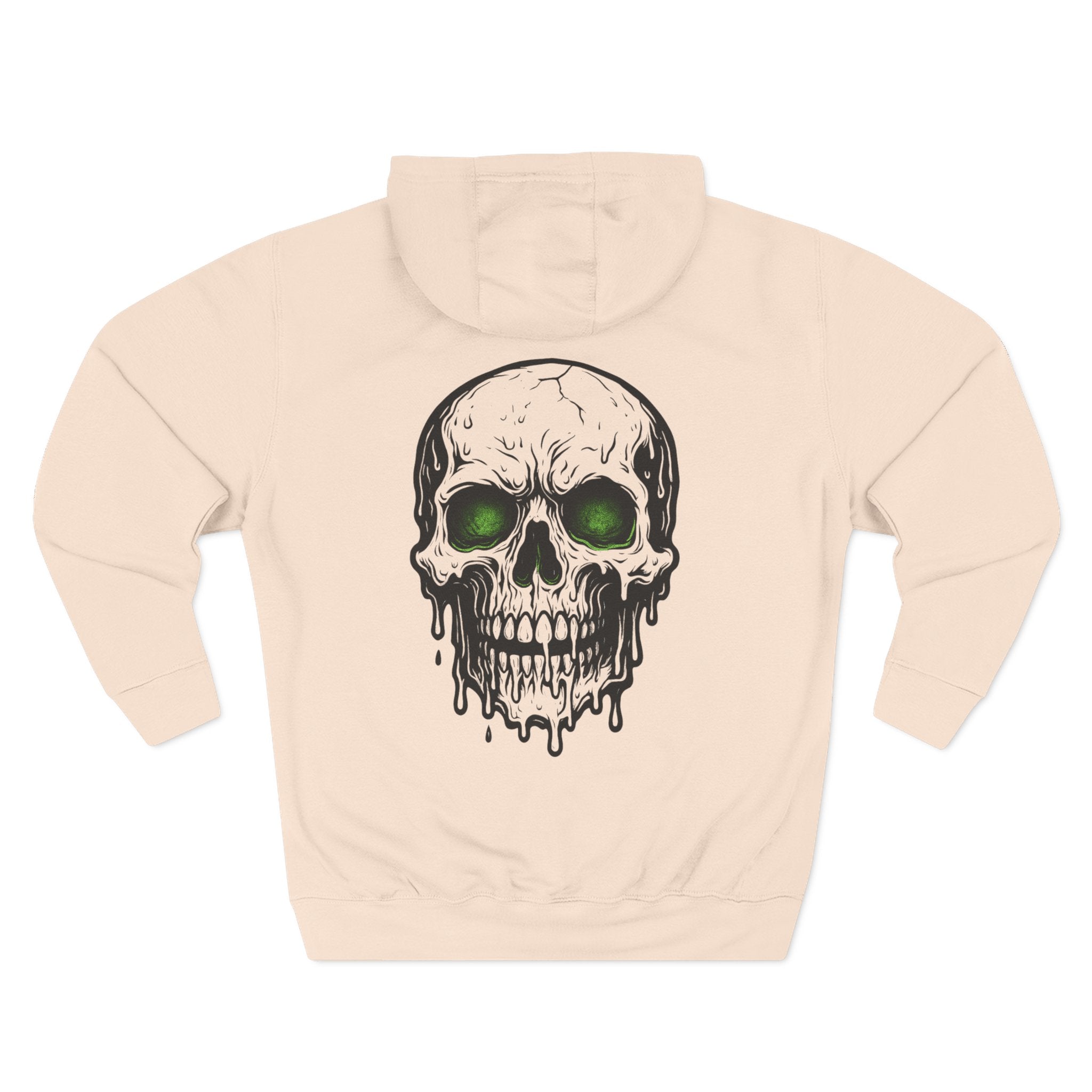 Skull Graphic Unisex Fleece Hoodie | Bold Streetwear Hoodie | Comfortable Soft Pullover | Edgy Casual Sweatshirt