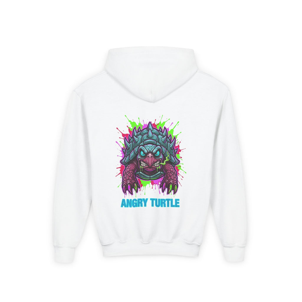Angry Turtle youth hoodie | Graphic Turtle Illustration sweatshirt