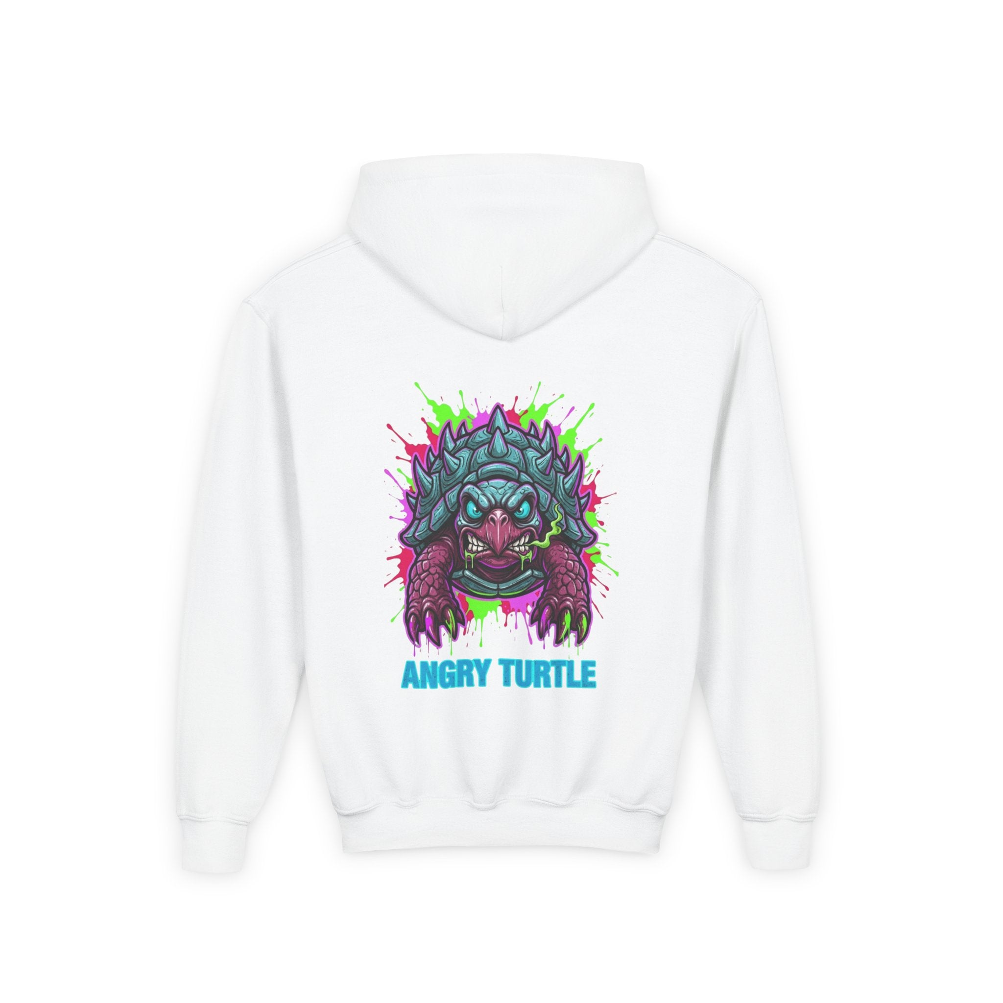 Angry Turtle youth hoodie | Graphic Turtle Illustration sweatshirt