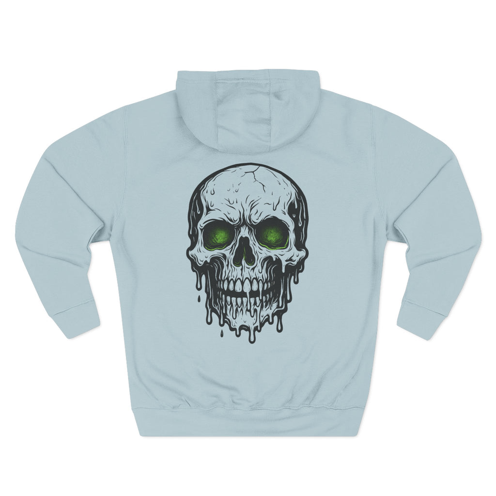 Skull Graphic Unisex Fleece Hoodie | Bold Streetwear Hoodie | Comfortable Soft Pullover | Edgy Casual Sweatshirt