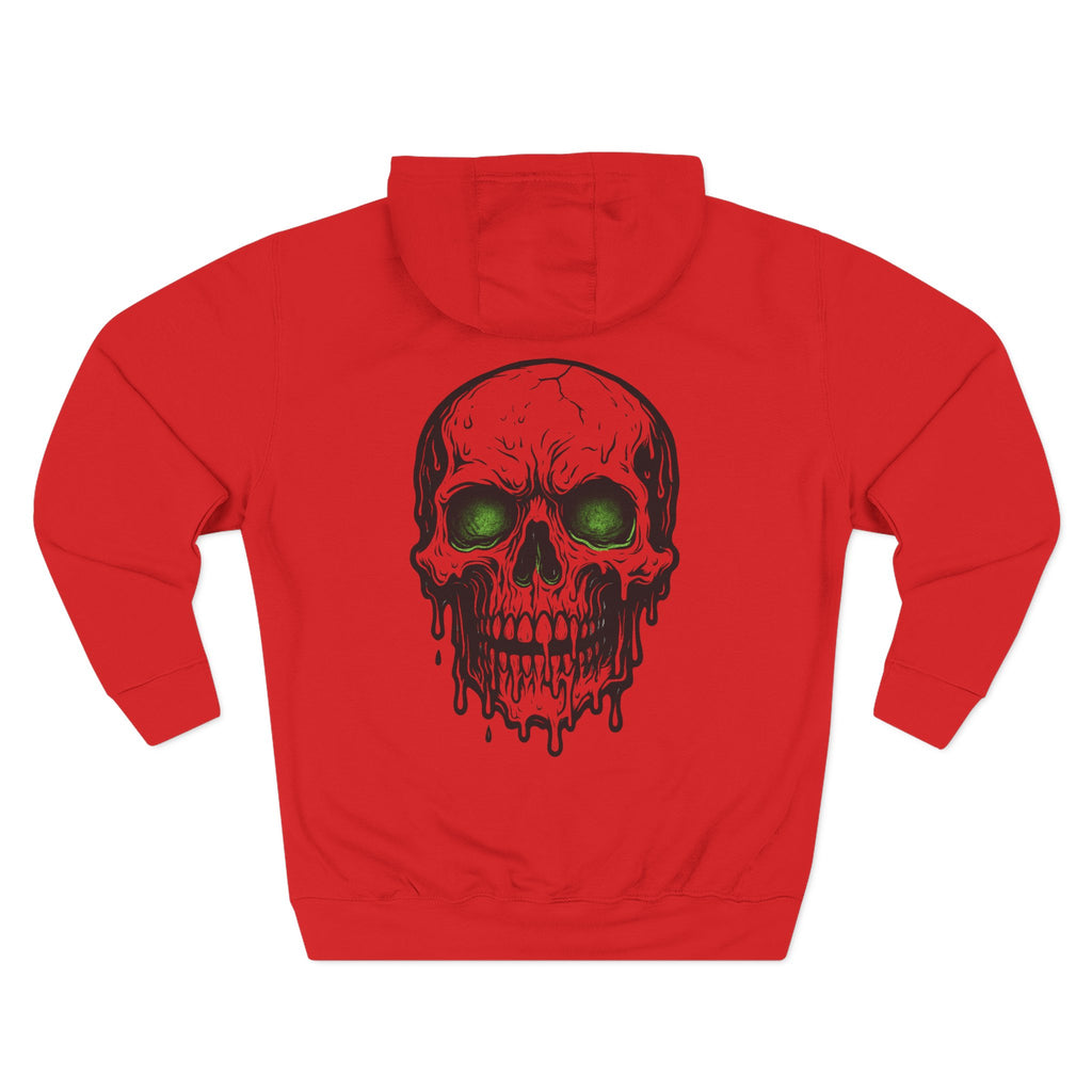 Skull Graphic Unisex Fleece Hoodie | Bold Streetwear Hoodie | Comfortable Soft Pullover | Edgy Casual Sweatshirt