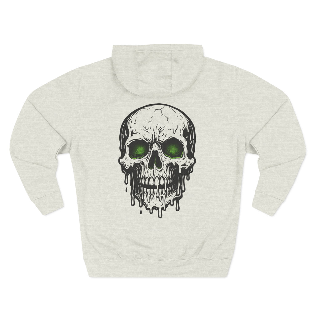 Skull Graphic Unisex Fleece Hoodie | Bold Streetwear Hoodie | Comfortable Soft Pullover | Edgy Casual Sweatshirt