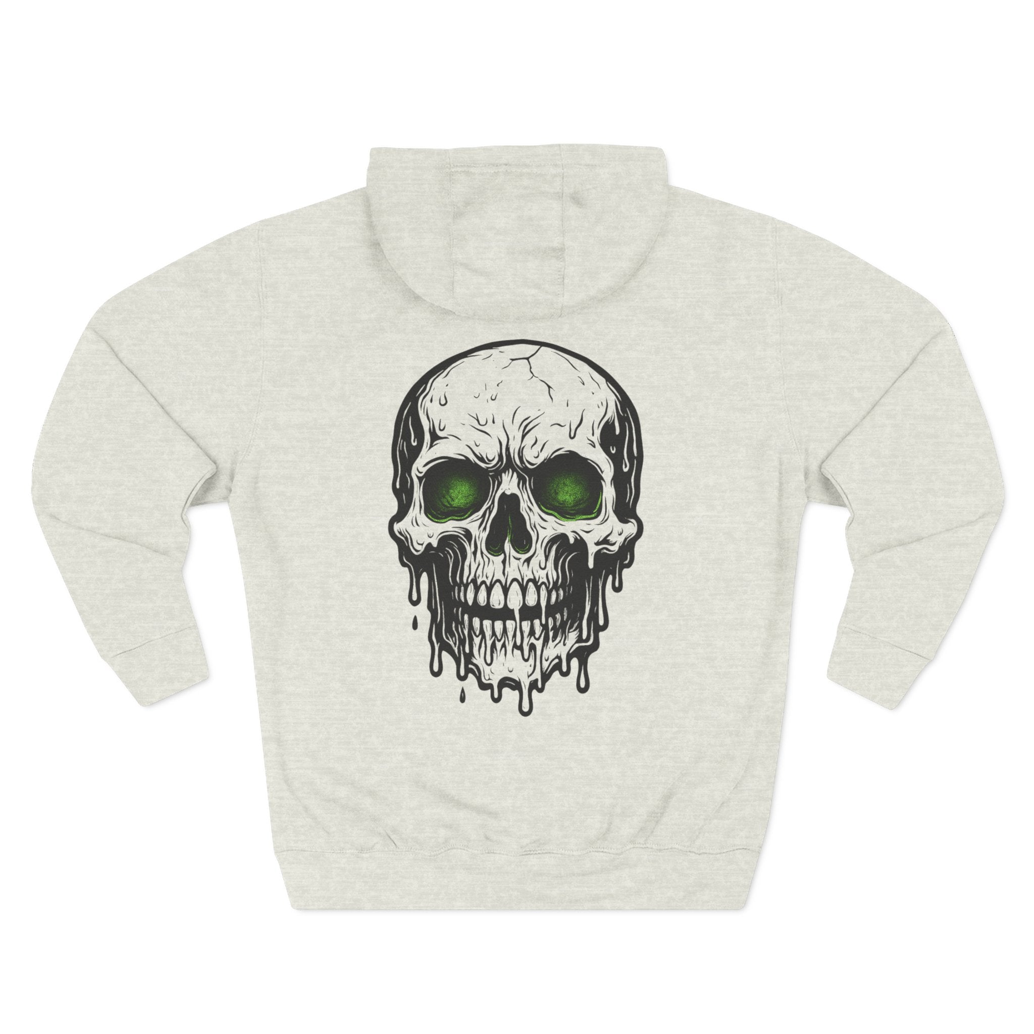 Skull Graphic Unisex Fleece Hoodie | Bold Streetwear Hoodie | Comfortable Soft Pullover | Edgy Casual Sweatshirt