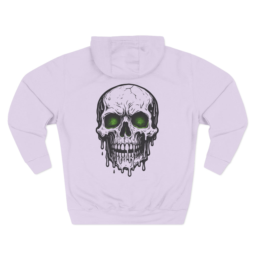 Skull Graphic Unisex Fleece Hoodie | Bold Streetwear Hoodie | Comfortable Soft Pullover | Edgy Casual Sweatshirt