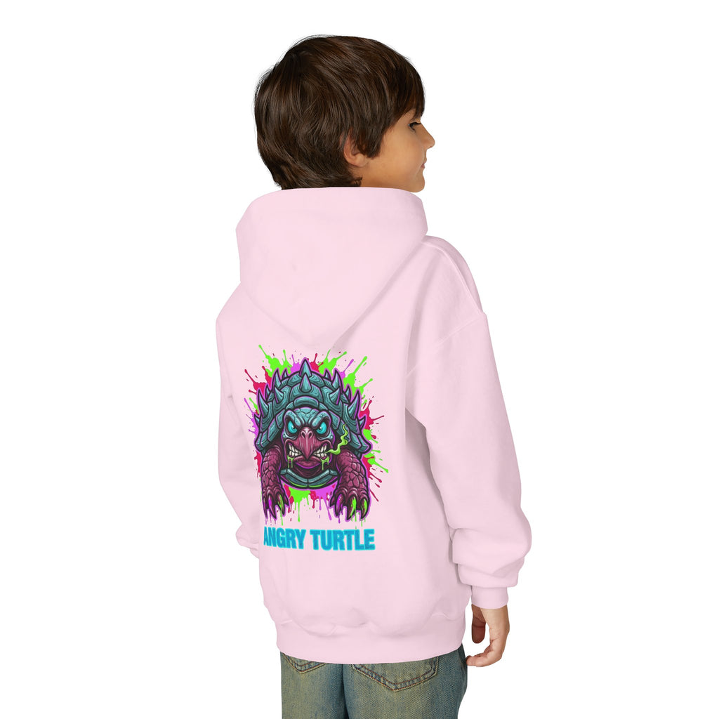 Angry Turtle youth hoodie | Graphic Turtle Illustration sweatshirt