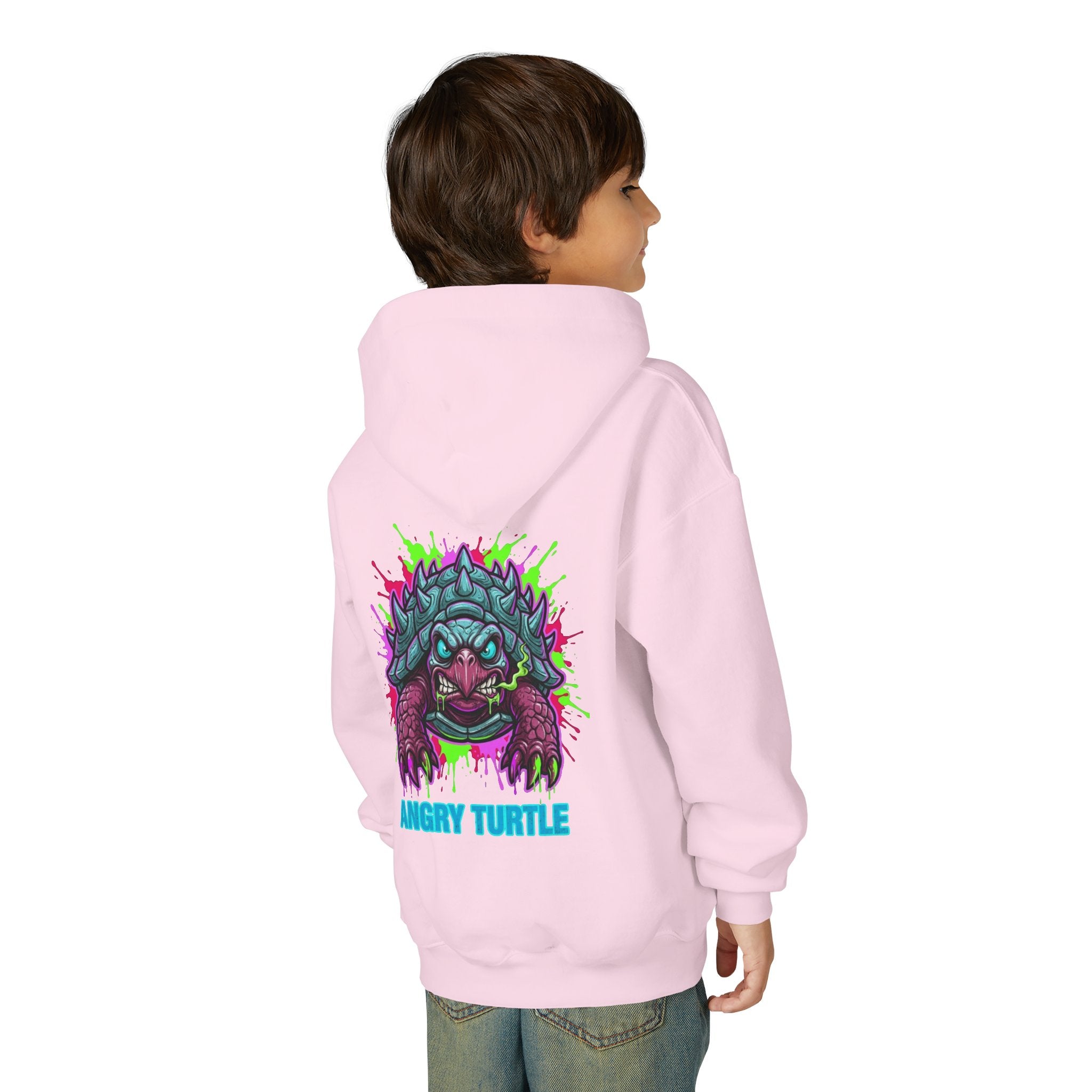 Angry Turtle youth hoodie | Graphic Turtle Illustration sweatshirt